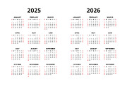 Calendar 2021, 2022 and 2028, an Icon by Volyk (Thumbnail 4 of 5)