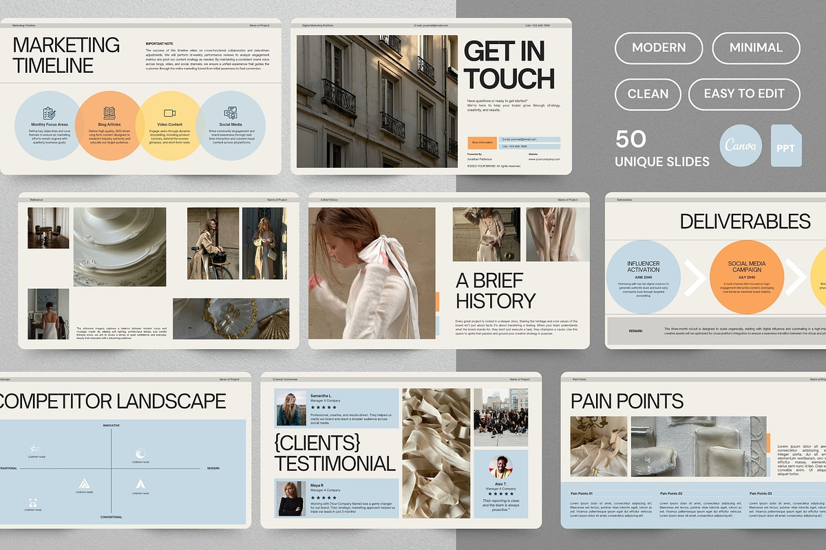 Marketing Research & Strategy Deck, a Presentation Template by Pani Temp. (Photo 13 of 13)