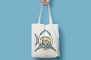 ships sink in the mouth of the shark, an Animal Illustration by gunaonedesign (Thumbnail 4 of 4)
