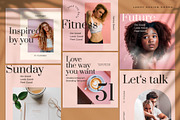 ONESTA - Canva Instagram Template, a Social Media Template by LEROY Design (Thumbnail 2 of 9)