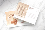 Merry Christmas Postcard Photoshop, a Flyer Template by Godserv Designs (Thumbnail 2 of 12)