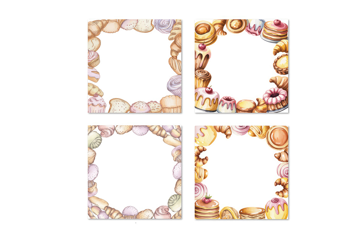 Bread and bakery products, a Background Graphic by SketchArtStudio (Photo 3 of 3)