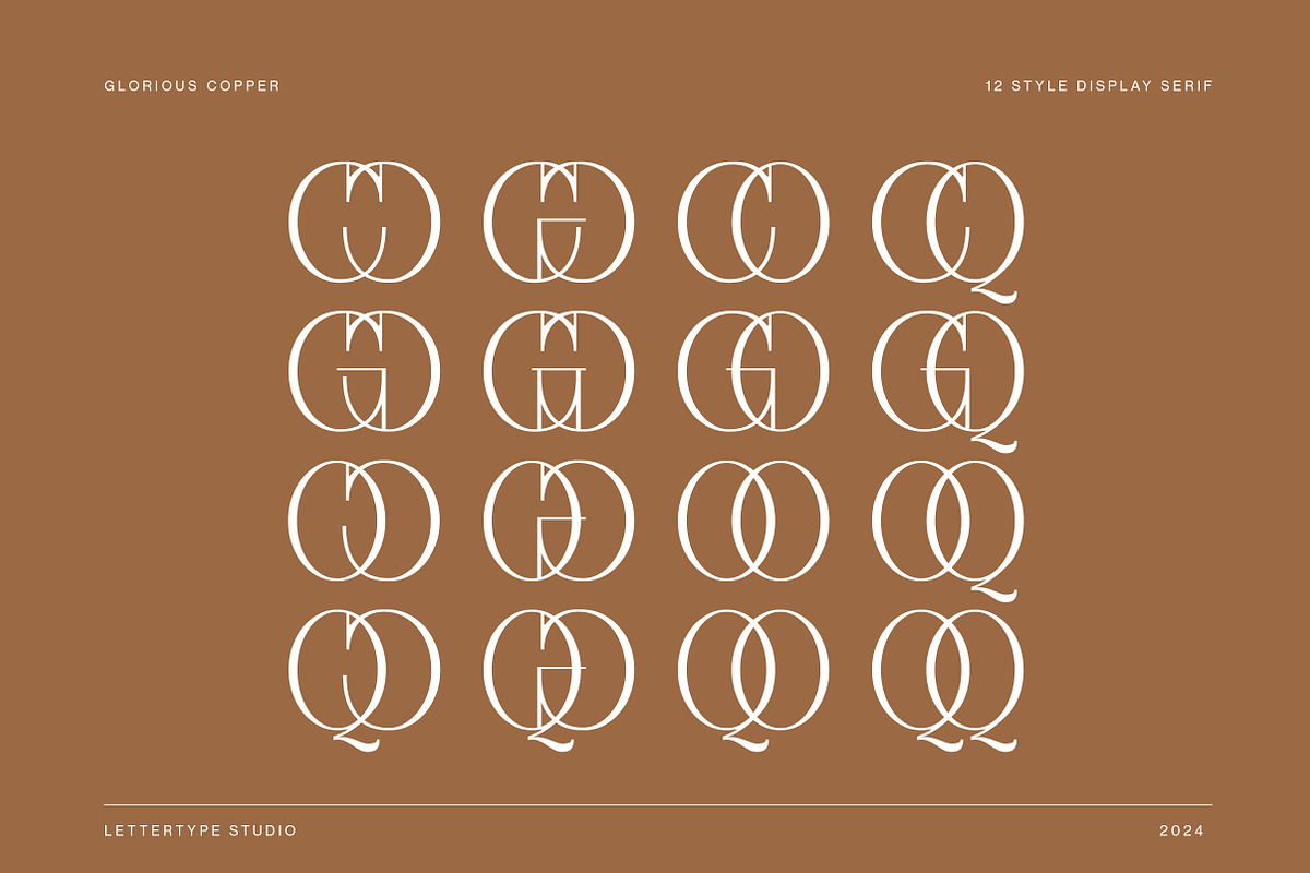 Glorious Copper Family, a Serif Font by Lettertype Studio (Photo 8 of 20)