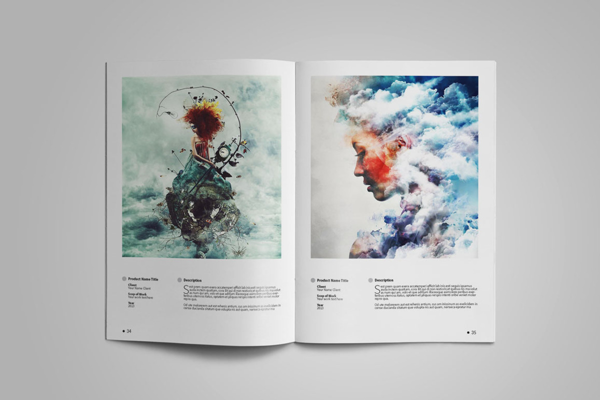 Graphic Designer Portfolio Template, a Brochure Template by vanroem2nd (Photo 17 of 18)