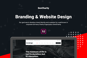 Dev Charity XD UI Template