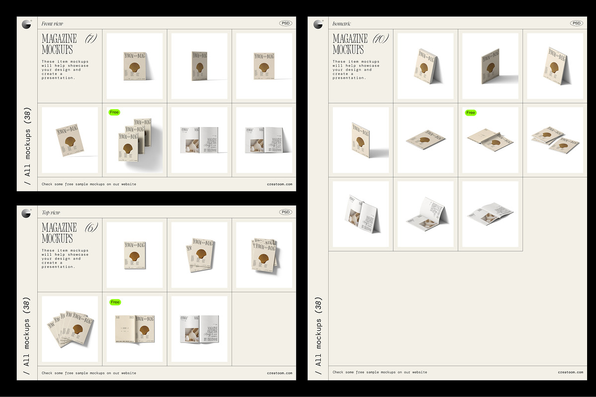 Magazine Mockup Collection (38 PSD), a Books & Magazine Mockup by Creatoom (Photo 11 of 12)