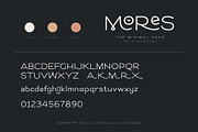 GF | Mores - Minimal Sans + Bonus, a Sans Serif Font by Graphicfresh (Thumbnail 9 of 10)