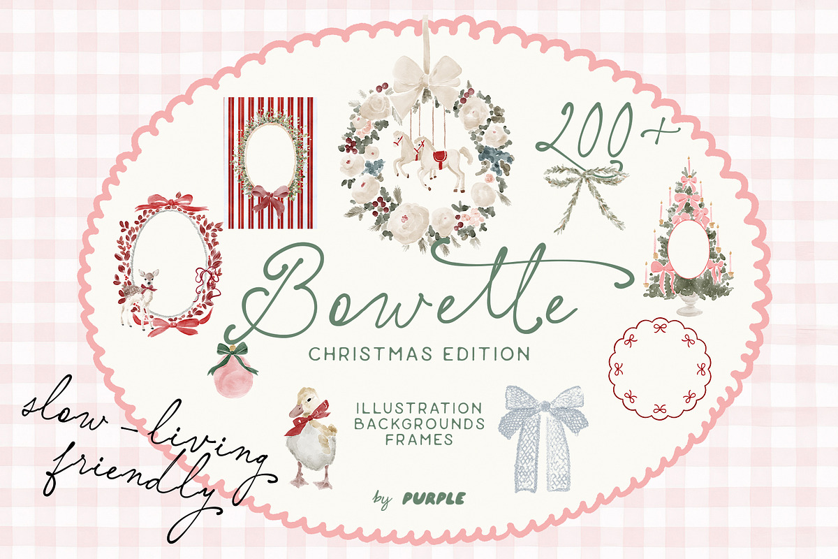 Bowette: Christmas Frames & Papers, an Object Graphic by Purple (Photo 9 of 13)