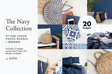 The Navy Collection Photo Bundle, a Beauty & Fashion Photo by Moyo Studio