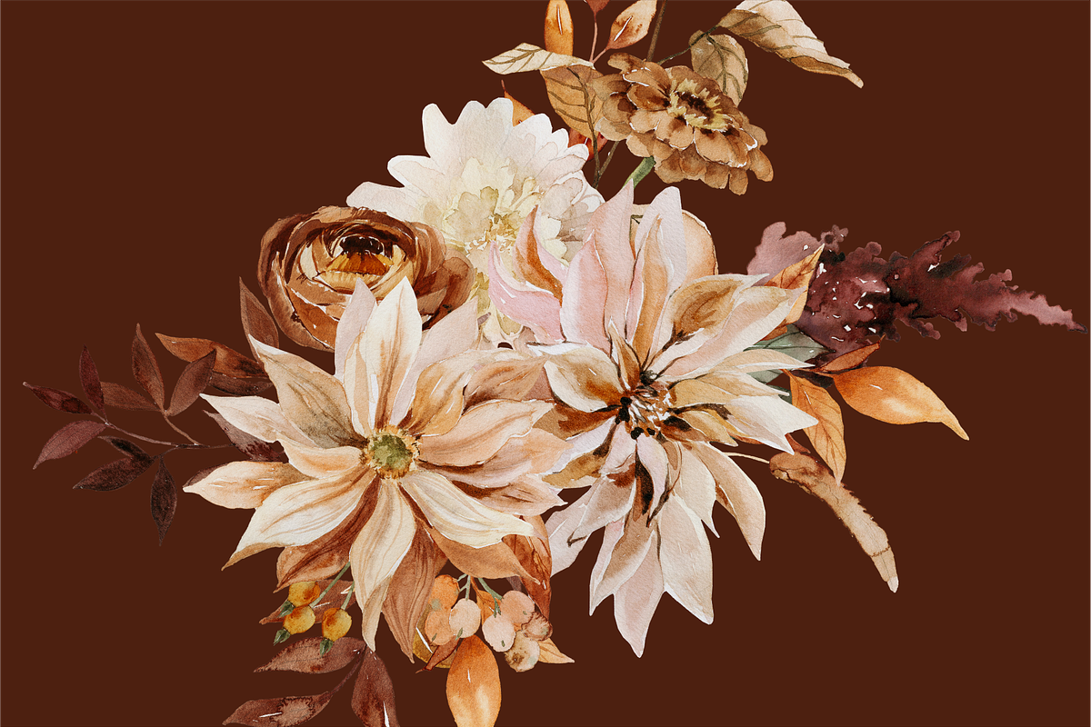 UPDATE! AUTUMN GARDEN collection, a Decorative Illustration by Youksy (Photo 8 of 20)