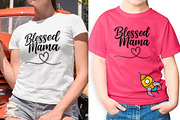 Blessed Mama Shirt T-Shirt Design, an Object Illustration by Ghagra (Thumbnail 3 of 7)