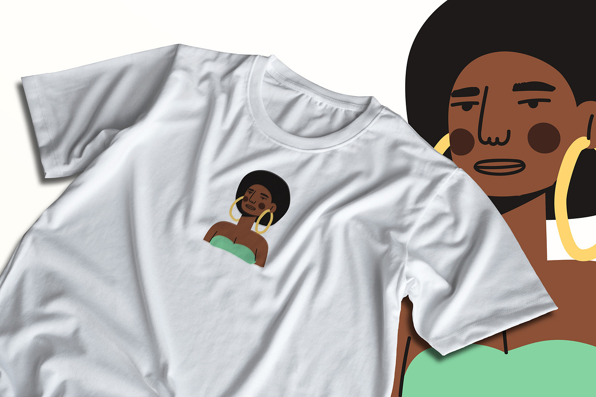 Women. Vector and raster graphics., a Person Illustration by Oliana Moroz (Photo 11 of 19)