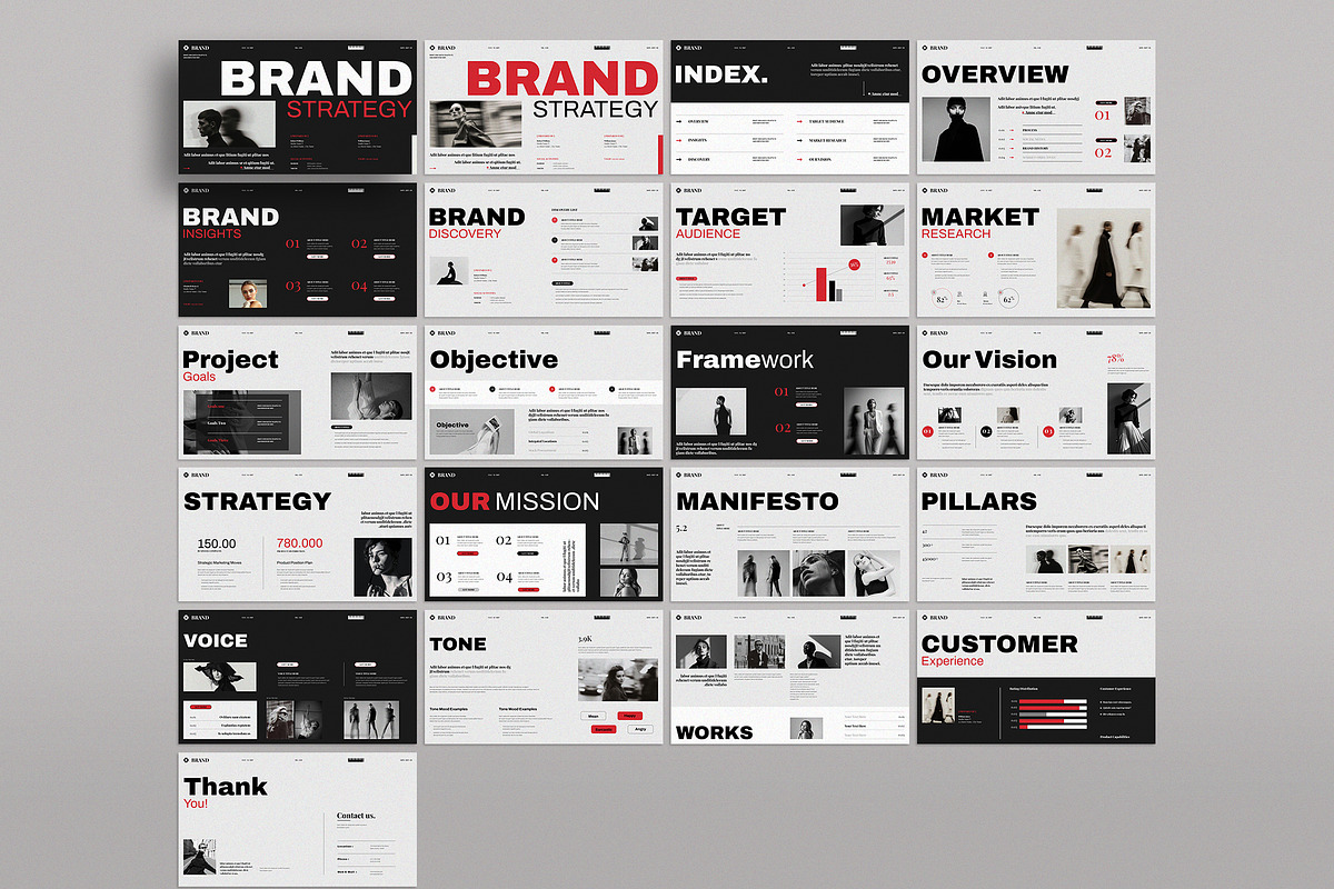 Brand Strategy Presentation Template, a Presentation Template by TemplateFolio-Shop (Photo 9 of 11)