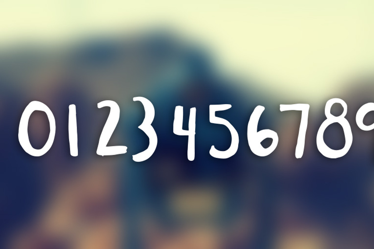 Trudy Hand Brushed Font preview 4