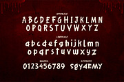 Bloodfear - Horror and Scary Font, a Handwritten Font by Typefactoryco (Thumbnail 2 of 8)