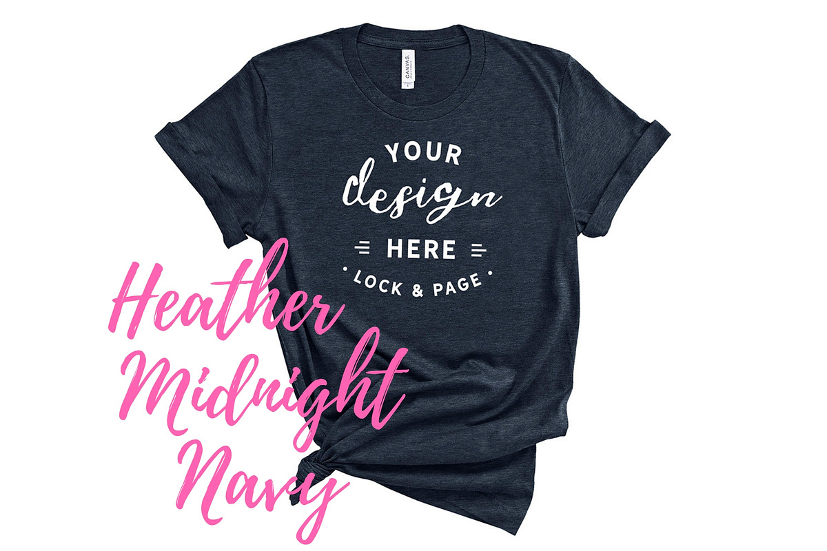 Bella Canvas TShirt Mockups On White, a Shirt Mockup by lock and page (Photo 60 of 92)