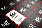 Black And White Business Card, a Business Card Template by Marvel (Thumbnail 2 of 5)