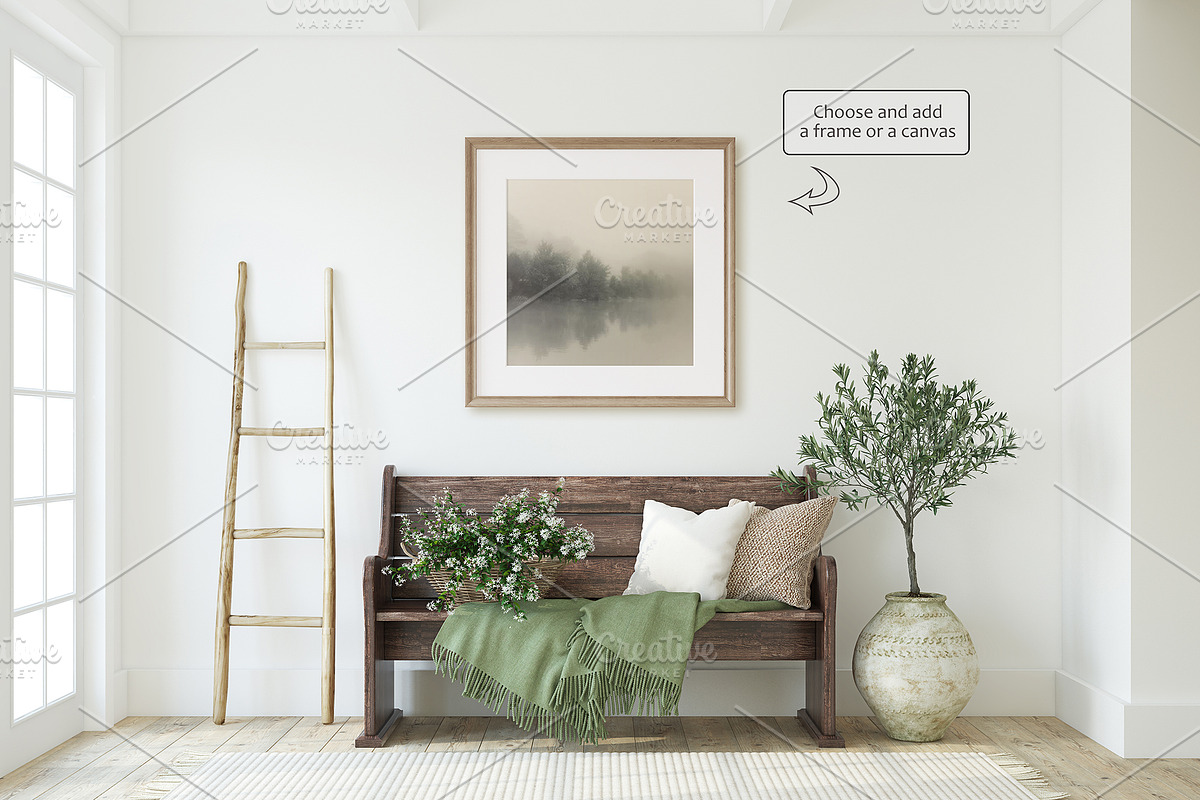 SEASONS Frame Mockups, a Print Template by MyHomeMockups (Photo 3 of 11)