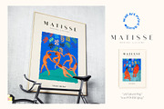 Matisse Modern Gallery 3, a Background Graphic by Wall Art Print Studio (Thumbnail 10 of 16)
