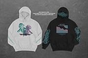 Realistic Hoodie 2 Mockup, a Hoody Mockup by Uncentrifuged Pressure (Thumbnail 3 of 7)