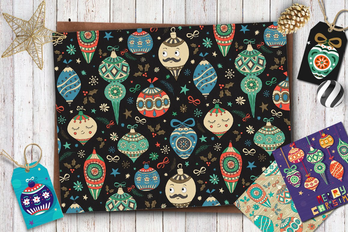 Christmas Hand Drawn Set, a Decorative Illustration by Dasha_D (Photo 1 of 5)