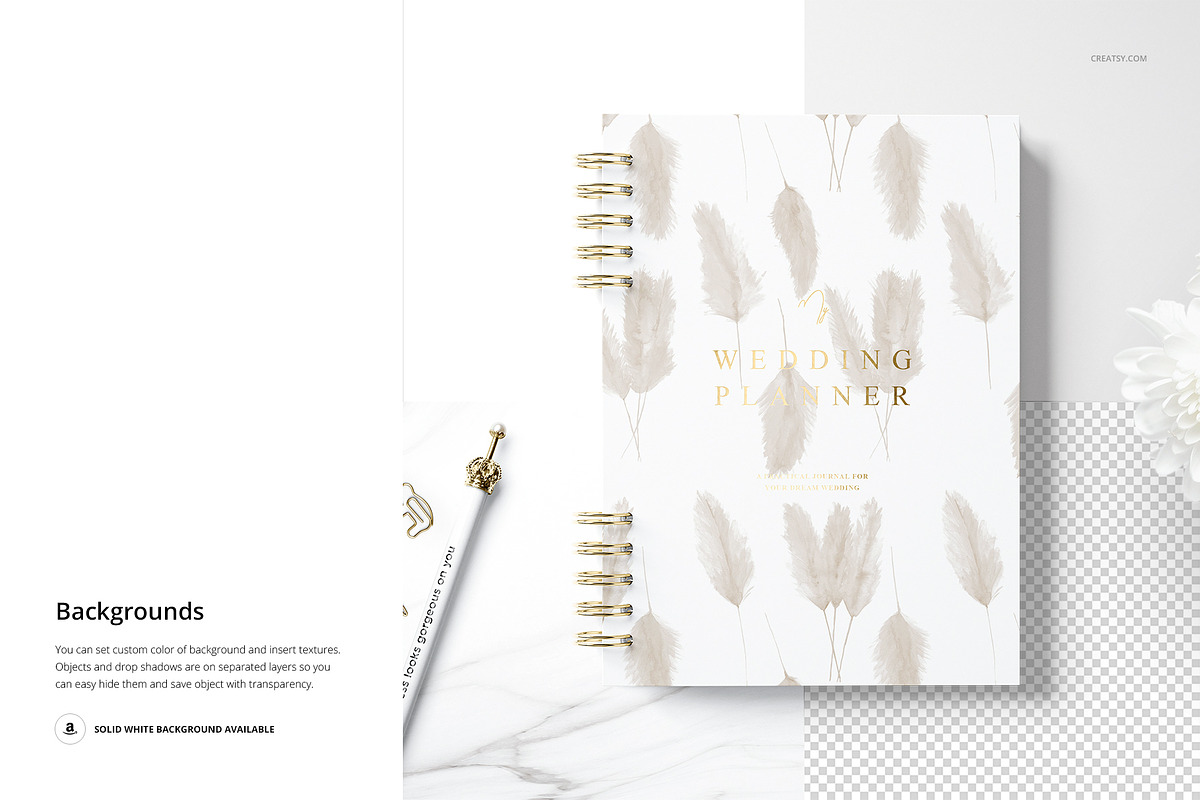 Planner Mockup Set 02, a Books & Magazine Mockup by creatsy5 (Photo 12 of 15)