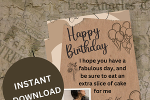 Birthday Templates, a Social Media Template by Ascendent Aura
