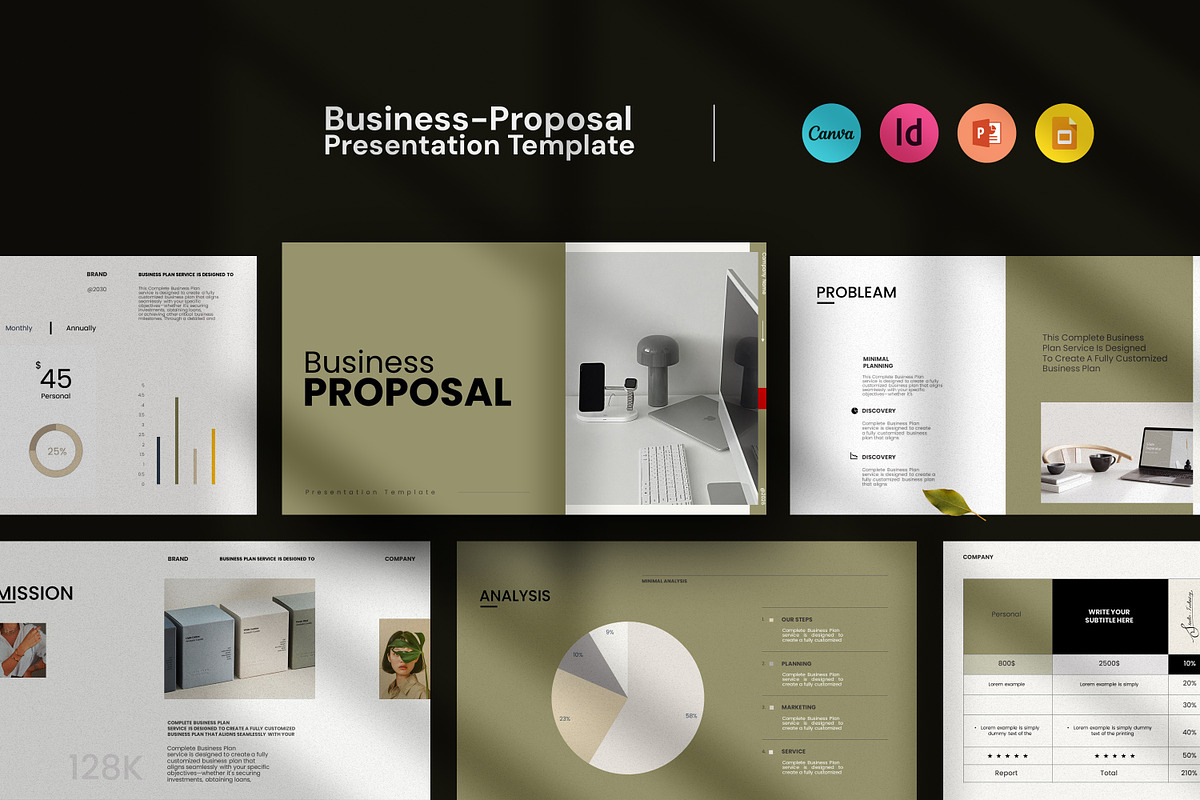 Business Proposal Presentation, a Presentation Template by Studio Industry (Photo 1 of 12)