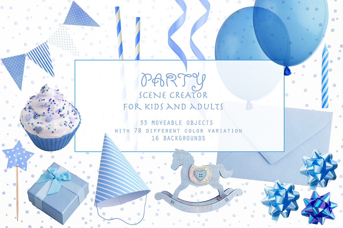 Party scene creator, a Product Mockup by vetre.antanaviciute (Photo 1 of 4)