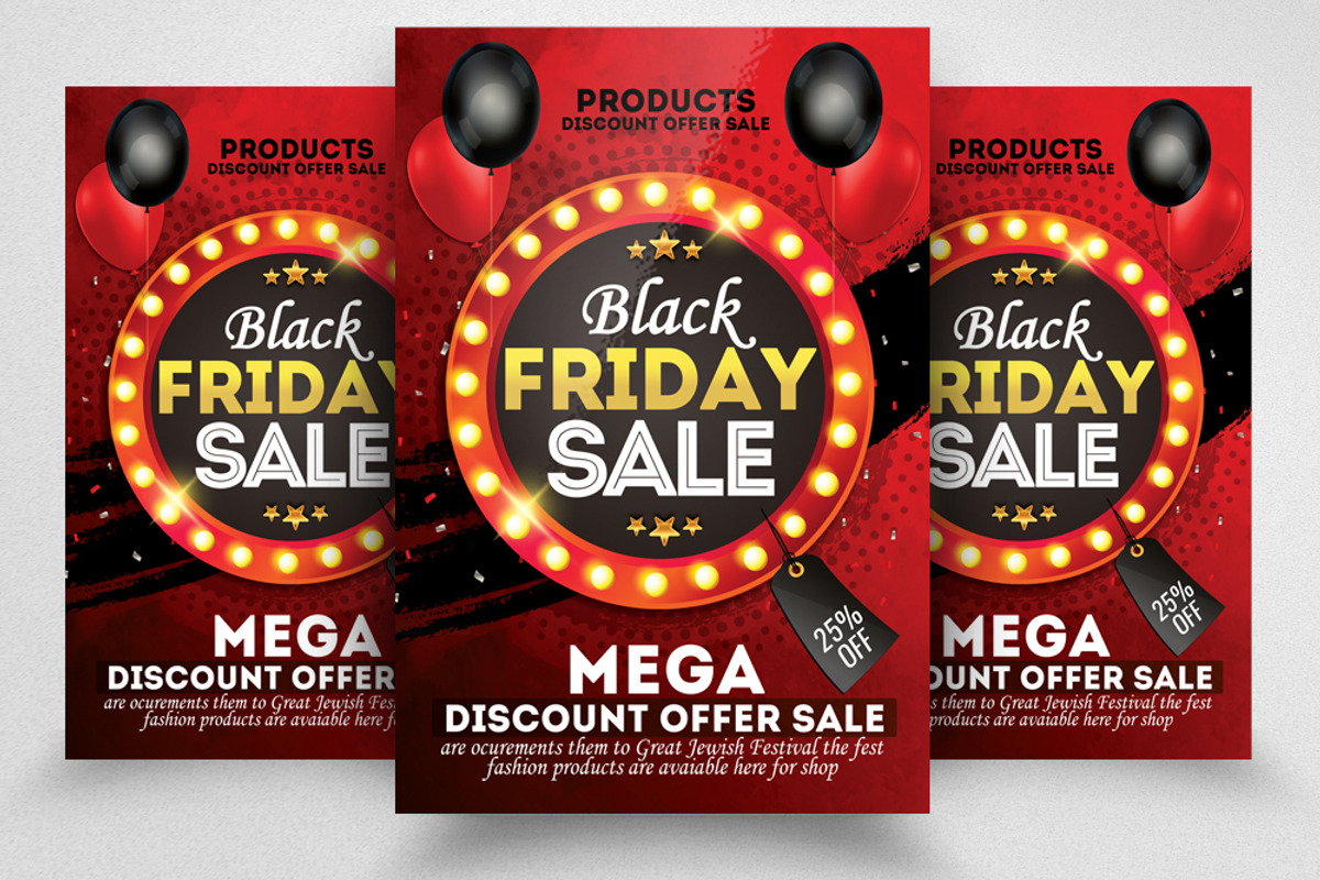 Black Friday Sale Flyer/Poster, a Flyer Template by Business Flyers (Photo 1 of 2)