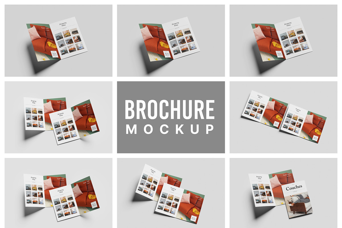 A4 Bifold Brochure Mockup Bundle 78, a Books & Magazine Mockup by Graphicuss (Photo 1 of 6)