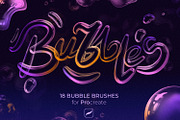 Bubble brushes for PROCREATE, a Brush Add-On by PixelJungle (Thumbnail 1 of 3)