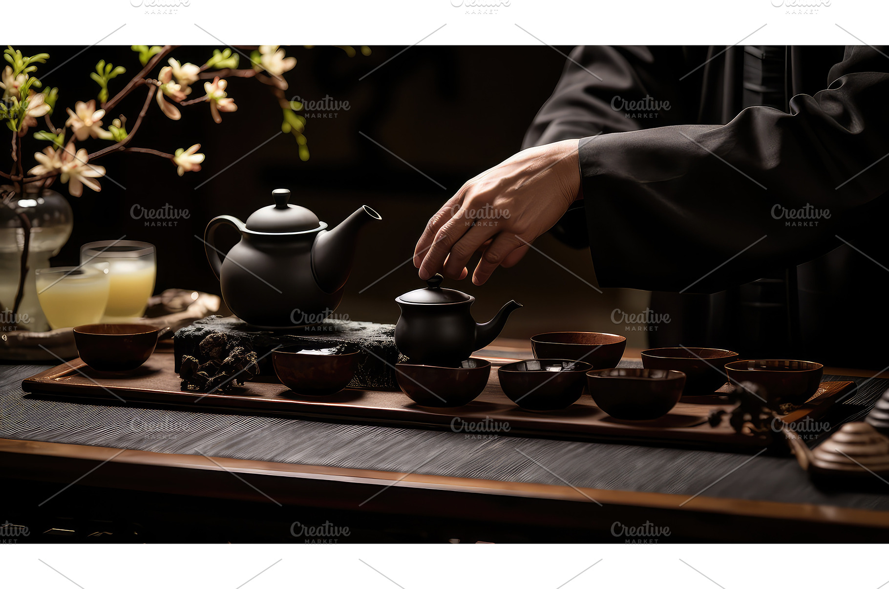 herbal chinese tea drink traditional, a Food & Drink Photo by pikepicture