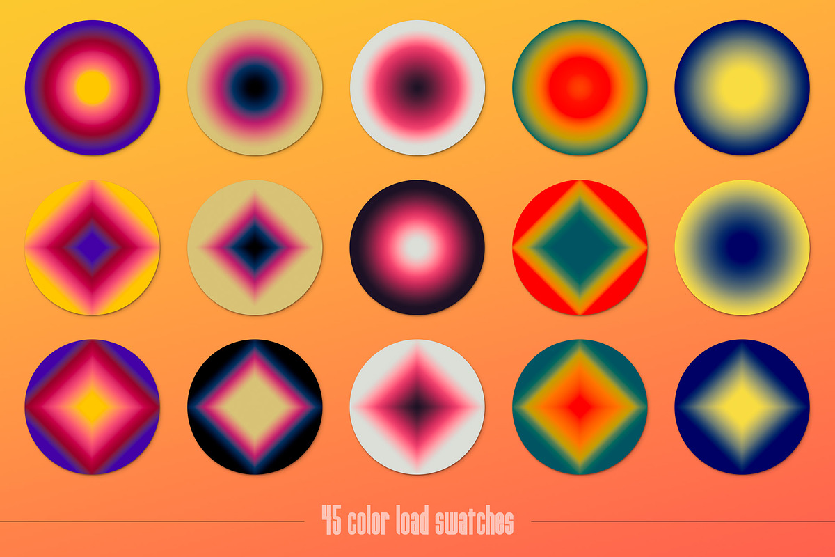 Gradial—Multicolor Photoshop Brushes, a Brush Add-On by Chroma Supply (Photo 13 of 20)