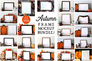 Autumn Frame Mockup Bundle 2, a Product Mockup by CatBoneDesign (Thumbnail 1 of 24)