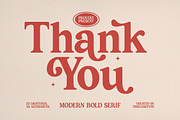 Klaten Yuforia Modern Bold Serif, a Serif Font by timelesstype.co (Thumbnail 15 of 15)