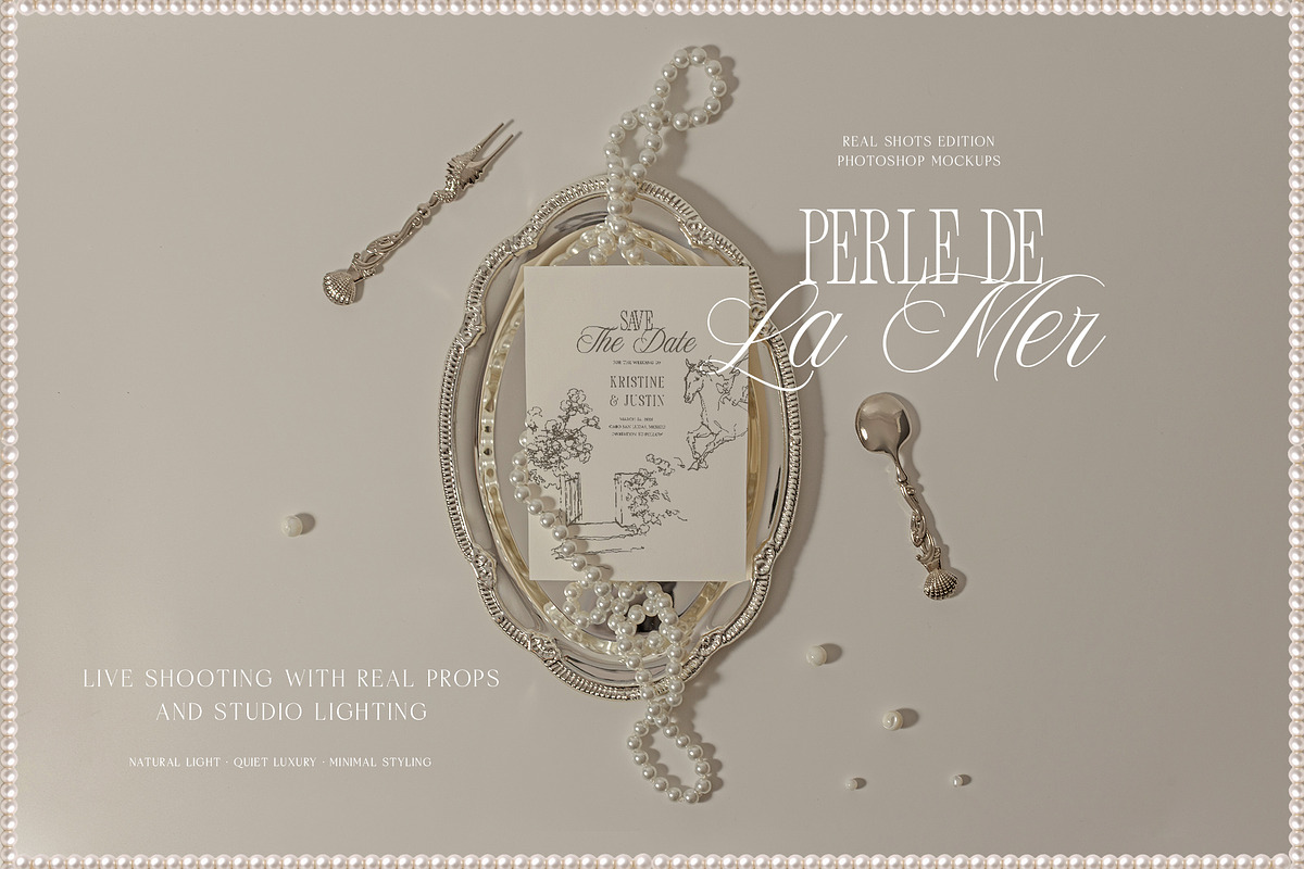 Perle De La Mer Mockups, a Product Mockup by Muse Mockups (Photo 6 of 16)