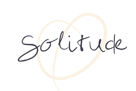 Solitude Handwritten Font preview 5