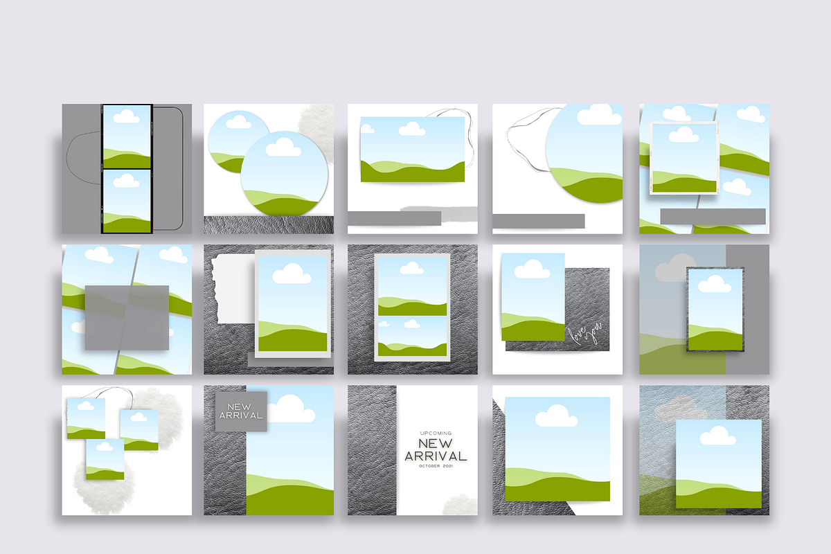 Gray Instagram Post  Templates/Canva, a Social Media Template by Innova Studio (Photo 3 of 7)