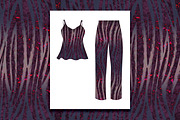 Wild Animal Prints Set Night Drama, a Pattern Graphic by Oksana Dovhopol Art (Thumbnail 12 of 19)
