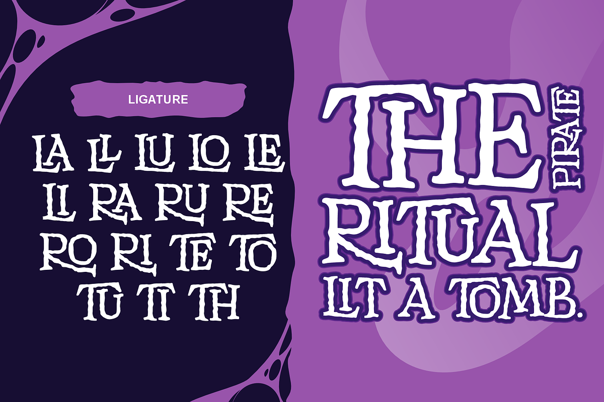 Krull Morgh - Spooky Halloween Typef, a Serif Font by MaikoHatta (Photo 4 of 7)