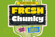 Fresh Chunky Retro Groovy Sans, a Sans Serif Font by timelesstype.co (Thumbnail 1 of 15)
