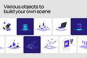 Virtual Reality & AR Illustrations, a Templates & Theme by Formfrom (Thumbnail 7 of 12)