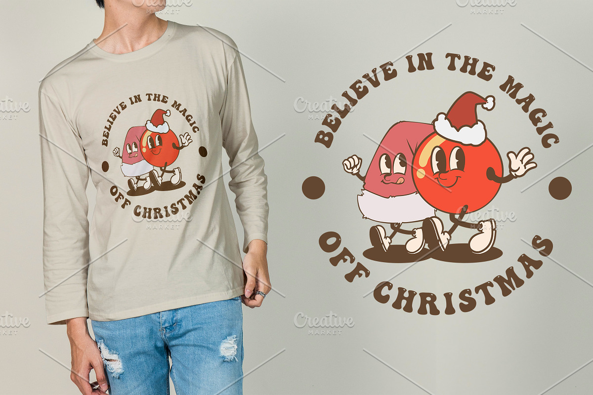 Christmas Santa Hat Mix Cartoon, an Illustration by vectstudio (Photo 3 of 5)