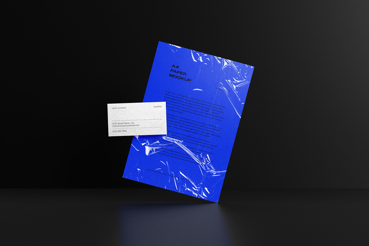 A4 Paper / Stationery Mockups, an Advertising Mockup by dpi (Photo 9 of 12)
