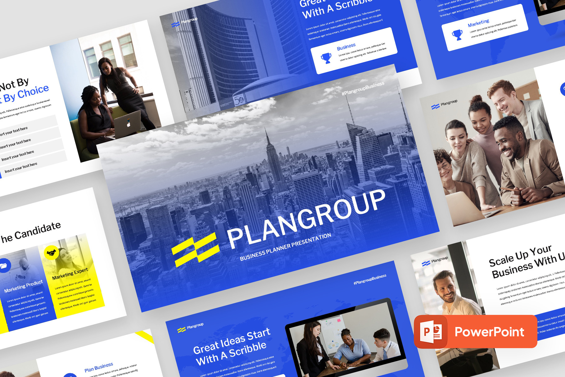 PLANGROUP - Powerpoint Template, a Presentation Template by rgbryand