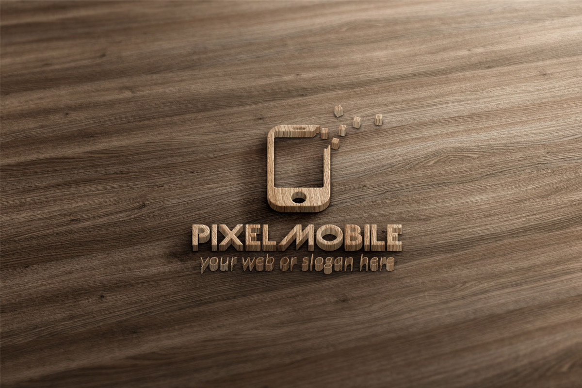 Pixel Mobile Logo, a Branding & Logo Template by Dotnpix (Photo 3 of 5)
