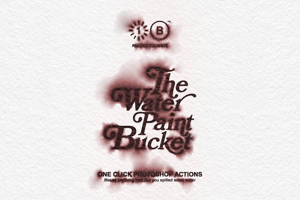 The Water Paint Bucket - One Click, an Action Add-On by One Click Boutique™ (Photo 1 of 11)