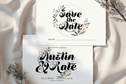 Velvoria Script, a Script Font by madeDeduk (Thumbnail 4 of 10)