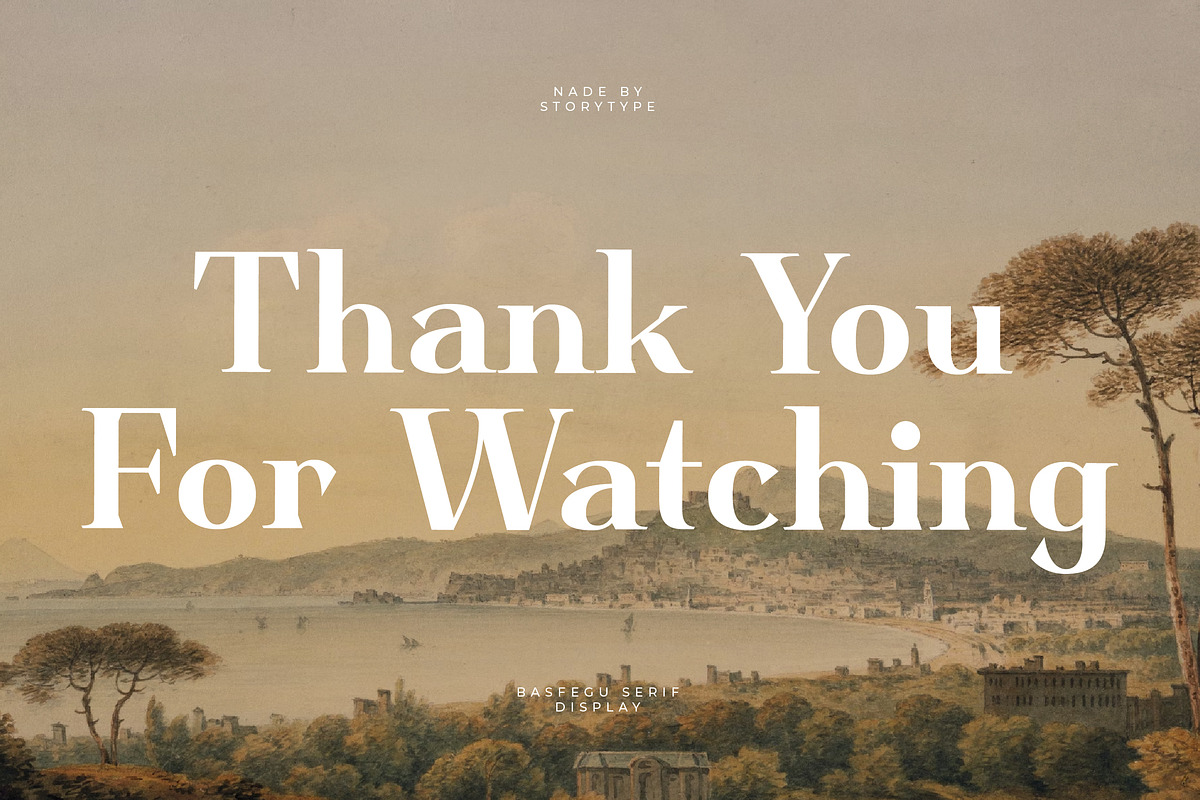 Basfegu A New Display Serif Font, a Serif Font by Storytype Studio (Photo 15 of 15)